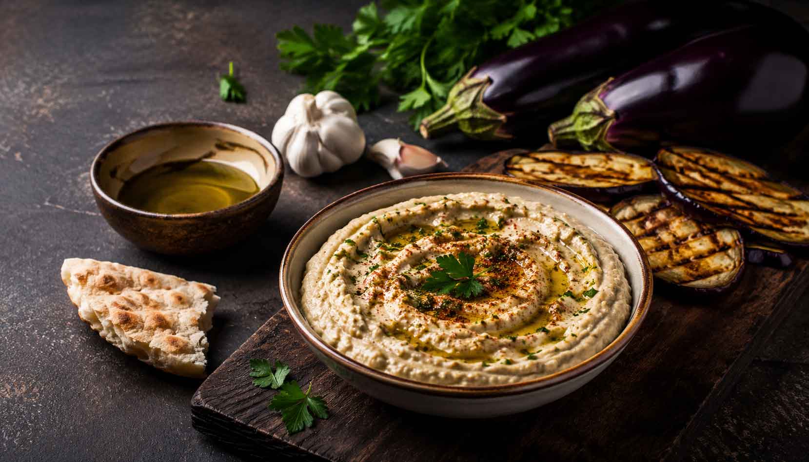 طرز تهیه دیپ بادمجان - پیش غذای خوشمزه با بادنجان